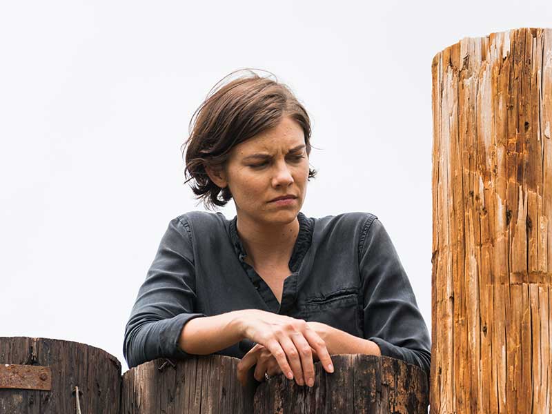 Maggie uit The Walking Dead gespeeld door Lauren Cohan