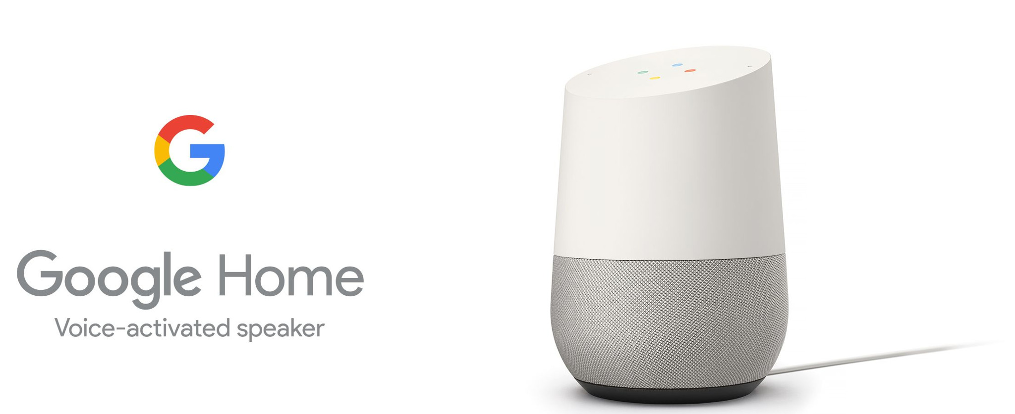 De Google Home speaker met Google Assistant